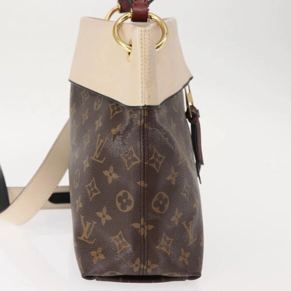 LOUIS VUITTON Monogram Tuile Reevess Shoulder Bag 2way M43576 LV Auth 148365 - Picture 4 of 16